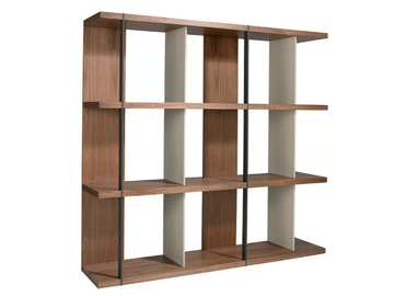 3236 - Open wood veneer bookcase by Angel Cerdá - view 2